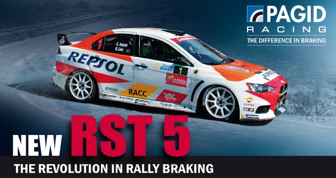 PAGID Racing presenta la sua nuova pastiglia freno RST 5 per auto da Rally: cambiate completamente il vostro modo di frenare!