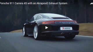 Impianto Akrapovič per Porsche Carrera 4S 991.2: guarda il video!