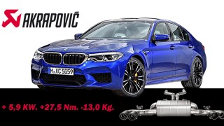 Scarichi AKRAPOVIC per BMW M5: Pure Performance!
