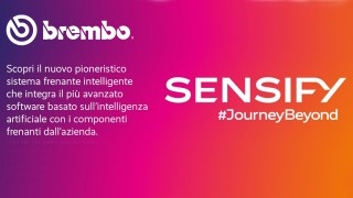 Brembo presenta Sensify: il sistema frenante che integra l’intelligenza artificiale per offrire un’esperienza di guida unica.