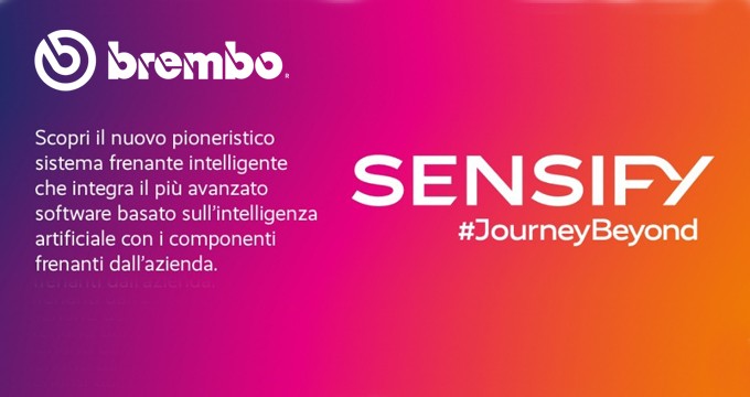 Brembo presenta Sensify: il sistema frenante che integra l’intelligenza artificiale per offrire un’esperienza di guida unica.