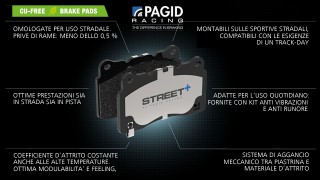 Pagid Racing Street Plus: la pastiglia stradale ad alte prestazioni.