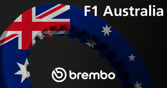 Secondo i tecnici Brembo il Melbourne GP Circuit rientra nella categoria dei circuiti mediamente impegnativi per i freni.